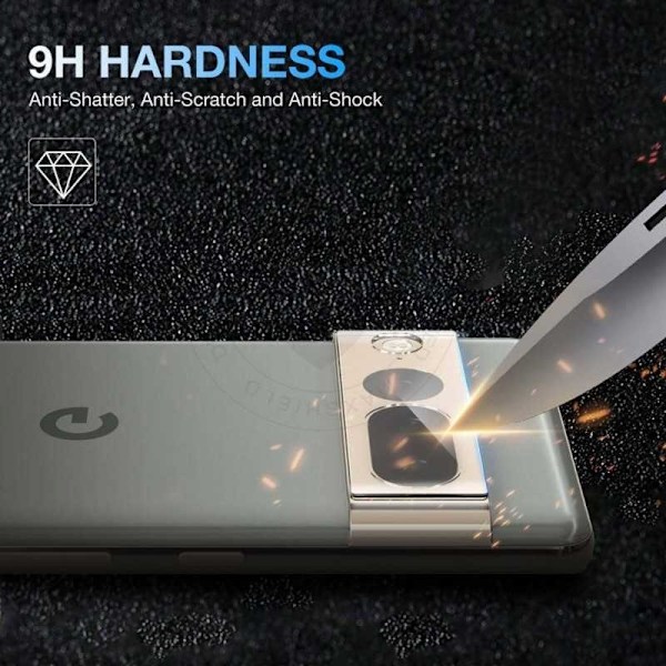 Google Pixel 8a Kamera Linsskydd Härdat Glas