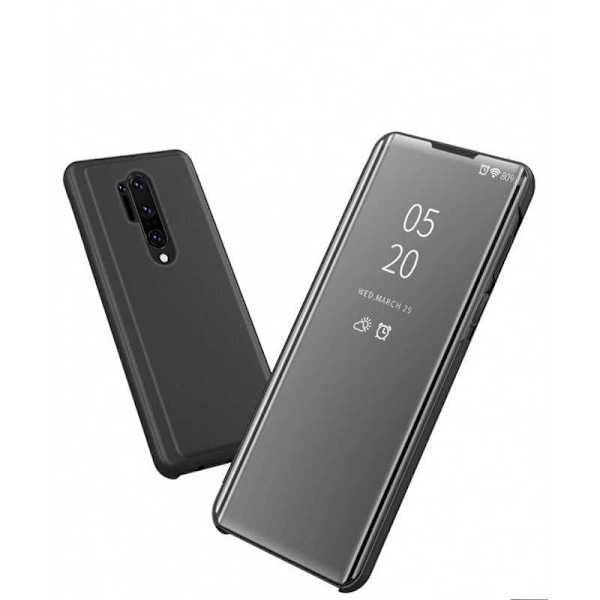 OnePlus 8 Pro Smart Flip Case Clear View Seisova V2 Rocket Black