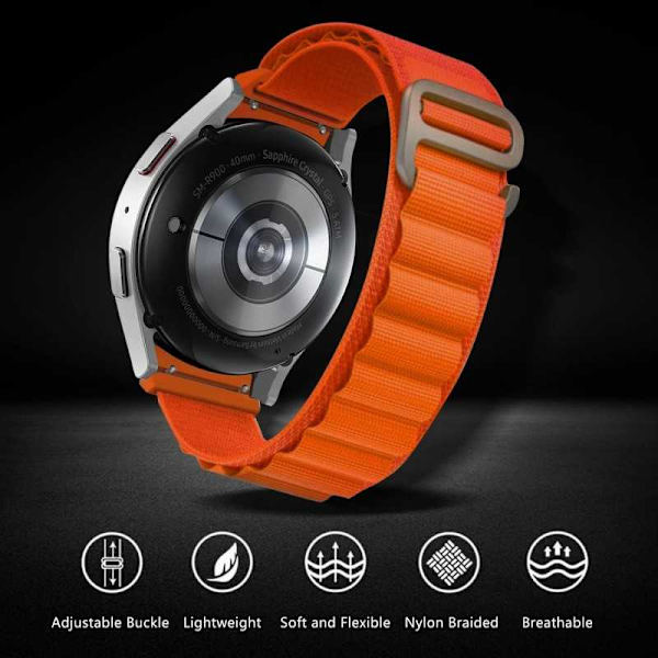 Universal Durable Armbånd Titan's Grip V4 20mm - Orange
