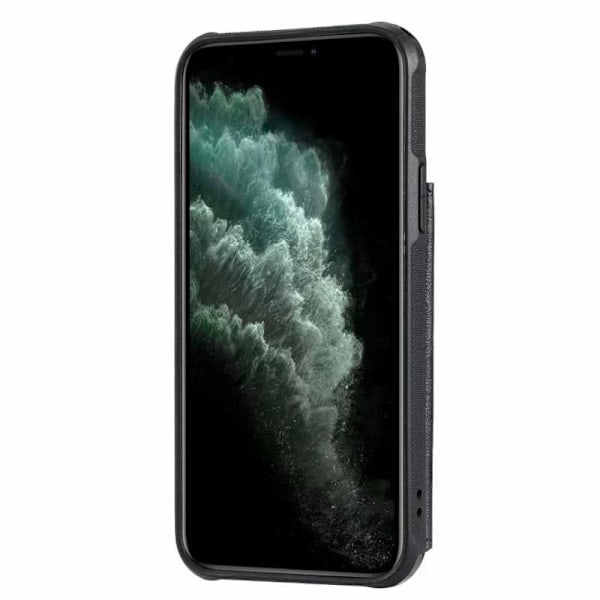 iPhone 11 Pro Multifunktionell Korthållare 5-FACK Winston Svart