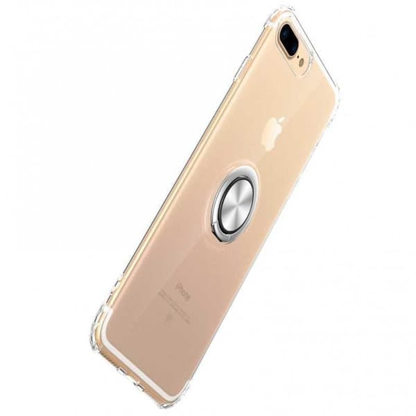 iPhone 8 Stöttåligt Skal med Ringhållare Fresh Transparent