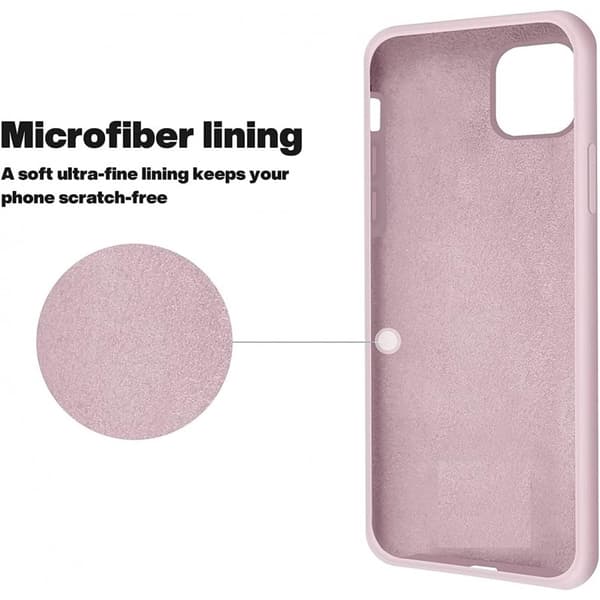 Kuminen iskunkestävä kotelo iPhone 12 Mini - vaaleanpunainen