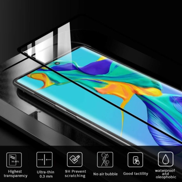 Samsung Note 10 Härdat Glas 3D 0.26mm 9H Fullframe Transparent