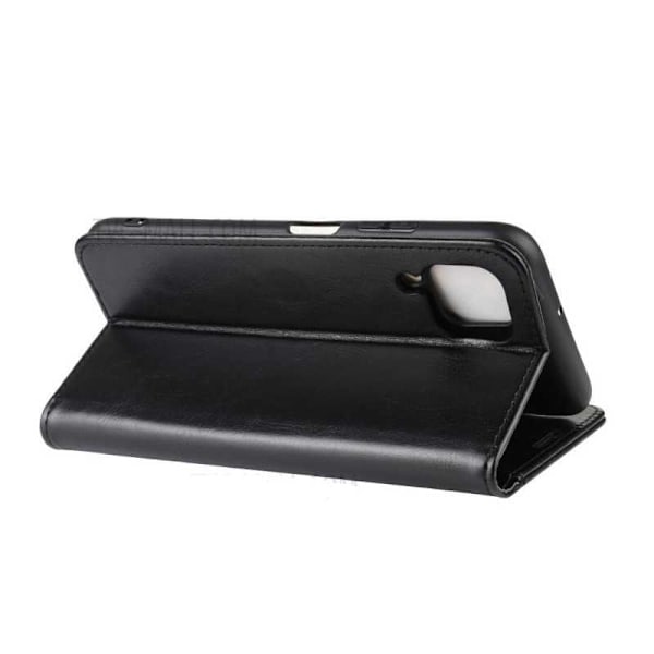 Huawei P40 Lite Plånboksfodral PU-Läder 4-FACK Svart