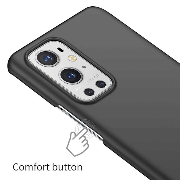 OnePlus 9 Pro Erittäin ohut kumipinnoitettu mattamusta Cover Basic V2 Black