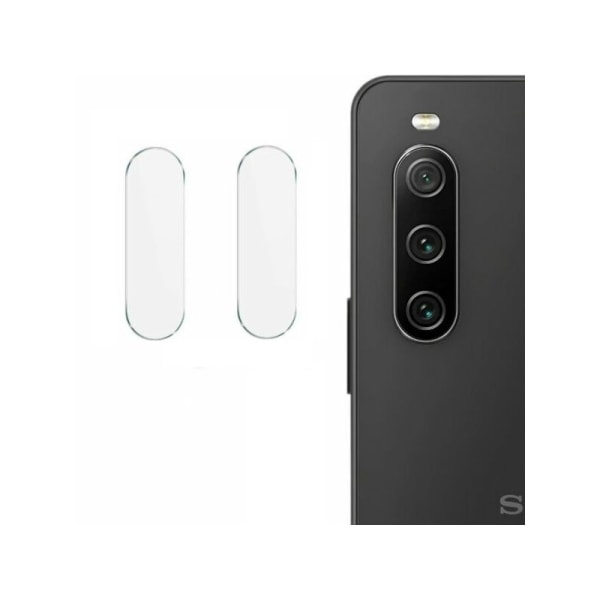 2-PACK Xperia 10 V Skydd Linsskydd Kameraskydd Transparent