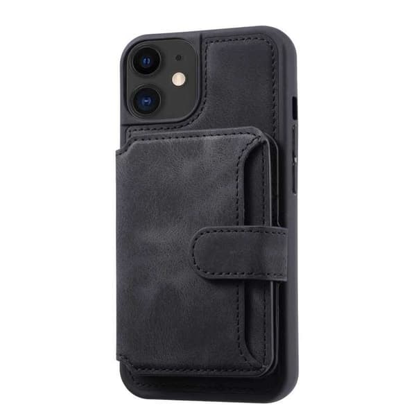 iPhone 11 Iskunkestävä Premium Cover 7-SLOT Solid V6 Nordcell™ Black