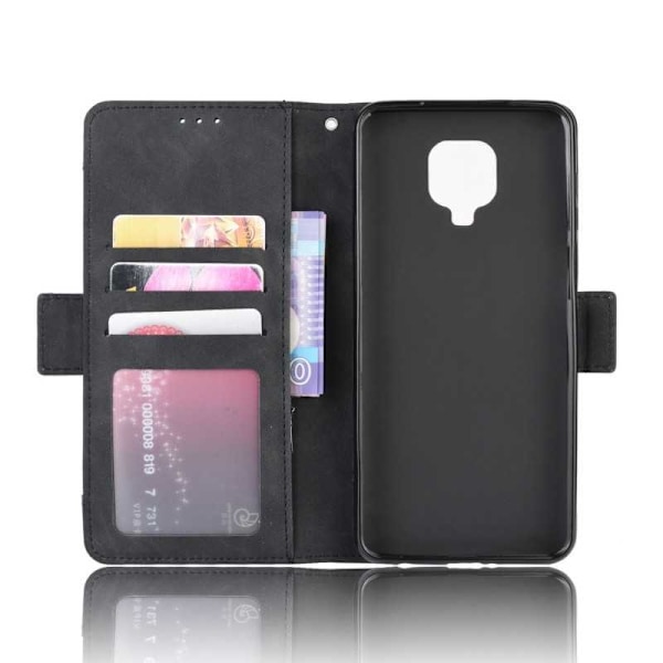 Xiaomi Redmi Note 9S/9Pro Plånboksfodral PU-Läder 6-FACK Winston V3 Svart