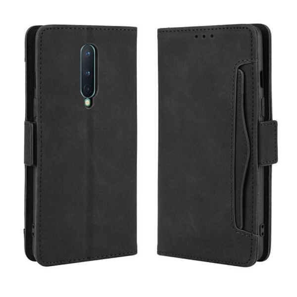 Oneplus 8 Wallet Case PU Læder 6-SLOT Winston V3 Black