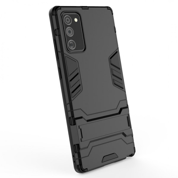 Samsung Note 20 iskunkestävä kotelo jalustalla ThinArmor Black