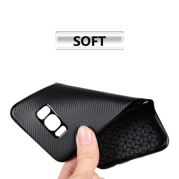 Samsung Galaxy S8 Plus Stöttåligt Skal FullCarbon V2 Svart