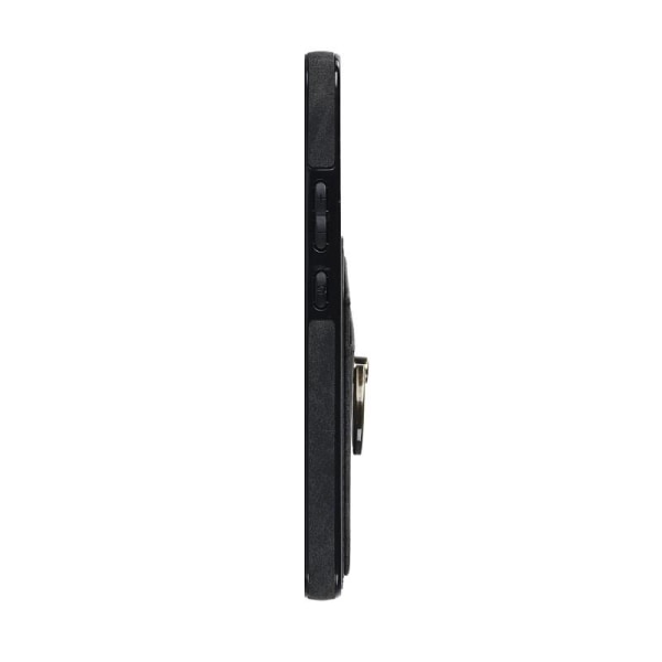 Samsung S21 Plus mobildeksel med kortholder Retro V4 Black