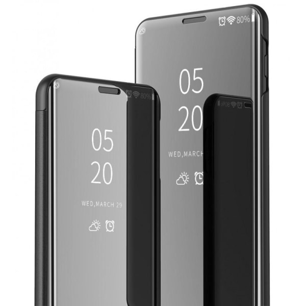Sony Xperia 1 Smart Flip Case Clear View Seisova V2 Rocket Black