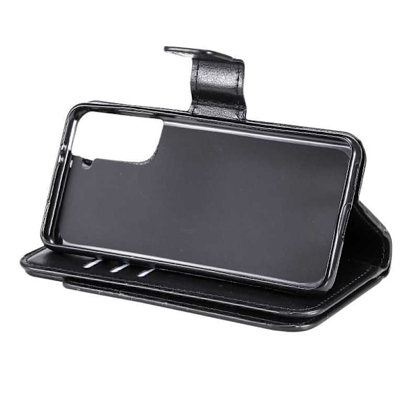Samsung S21 Plus praktisk pung-etui med 12-bakker Array V4 Black