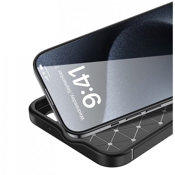 iPhone 16 Stöttåligt Slimmat Skal FullCarbon V4