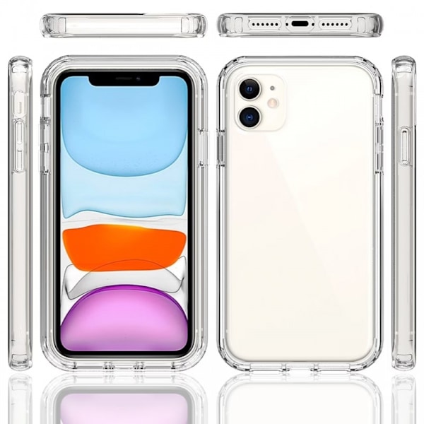 iPhone 12 Mini Heltäckande Premium 3D Skal 3in1 ThreeSixty Clear