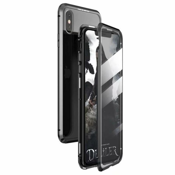iPhone XS Max Exclusive Full dekning Premium Cover Glassback V4 Transparent