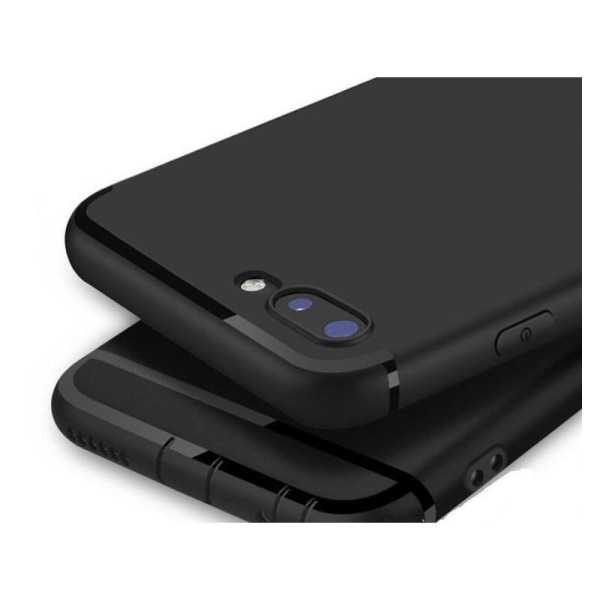 iPhone SE (2020 & 2022) Ultra tynd gummibelagt mat sort Shell Sh Black
