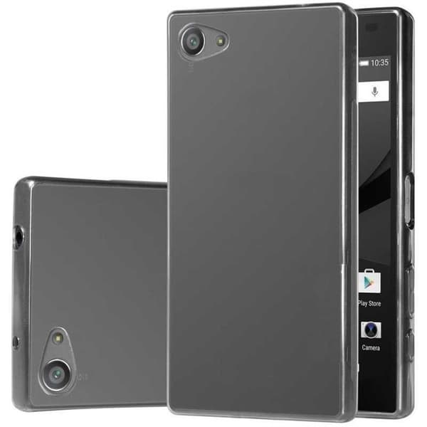 Xperia Z3 Compact iskuja vaimentava silikonikotelo Simple Transparent
