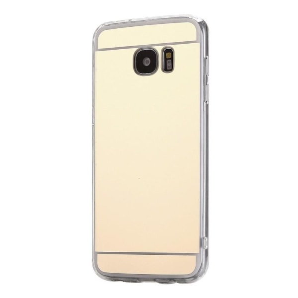 Samsung S5 Elegant iskuja vaimentava peilisuoja TPU Gold