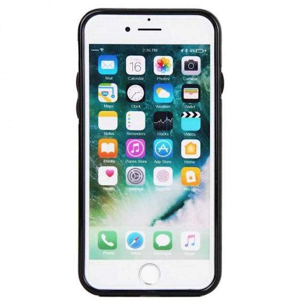 iPhone 6/6S Iskunkestävä suojakotelo, 3-paikkainen Flippr Svart