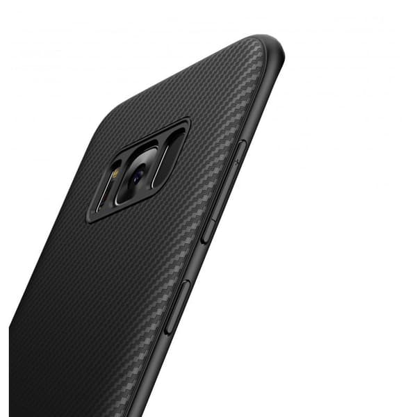 Samsung S8 Plus Stöttåligt Skal FullCarbon Guld