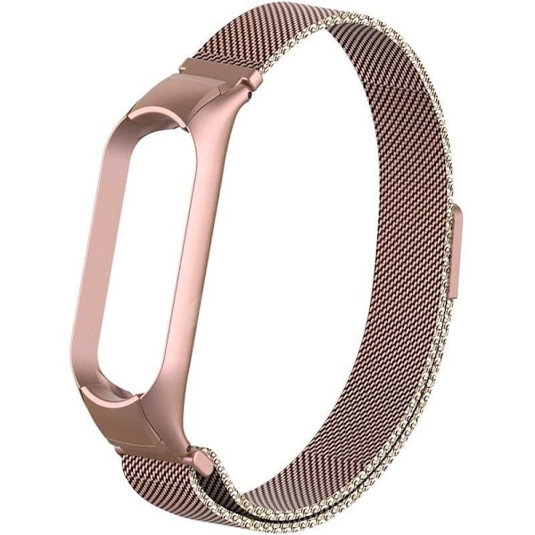 Amazfit Band 5 Armbånd Milanese Loop Rose Gold Pink gold