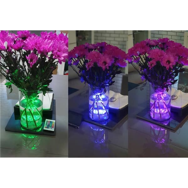 2-PACK Vattentät Dekorativ LED-Belysning Transparent