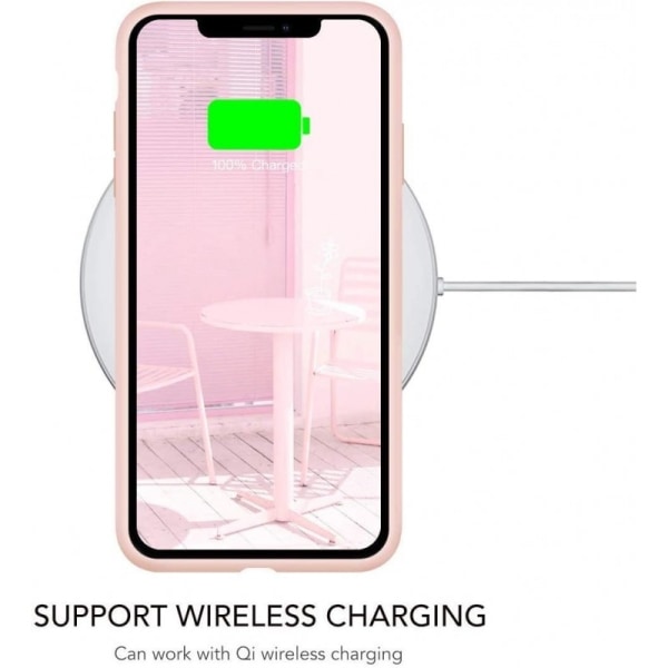 Gummibelagt Stöttåligt Skal iPhone 11 - Rosa