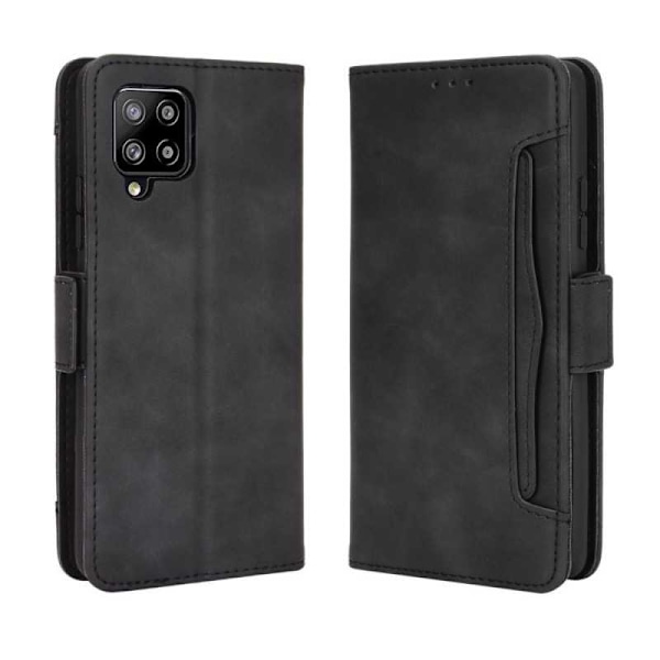 Samsung A42 5G lompakkokotelo PU-nahkainen 6-POCKET Winston V3 Black