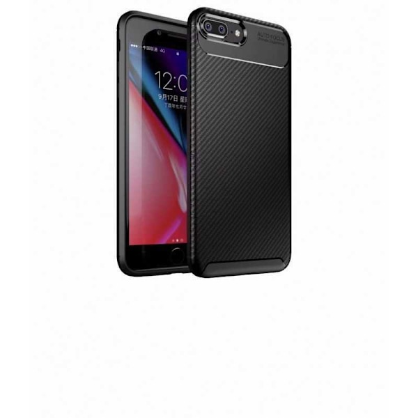 Huawei Y6 2018 iskunkestävä suojus FullCarbon V4 Black