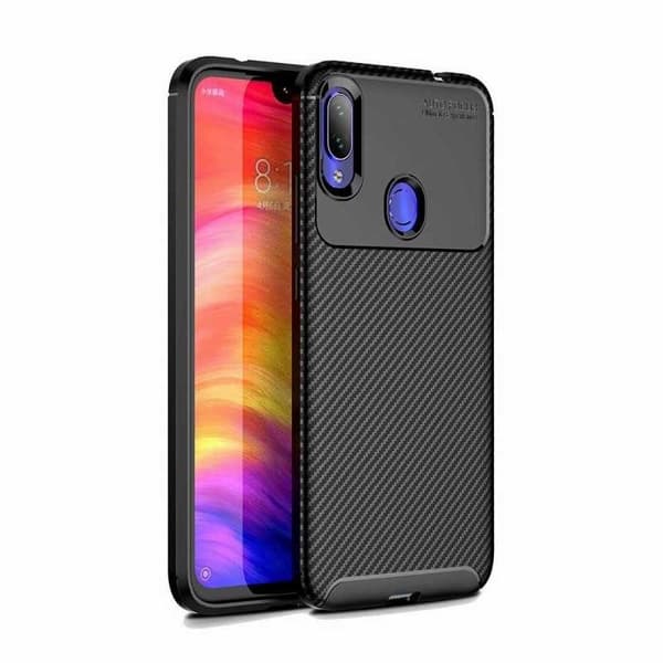 Xiaomi Redmi Note 7 Iskunkestävä FullCarbon V4 Black