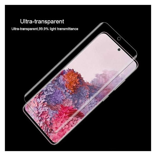 Samsung Galaxy S20 Plus Heltäckande 3D PET-Skärmskydd Transparent