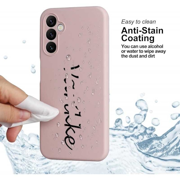 Samsung S24 Gummieret mat Pink Shell Liquid - Pink
