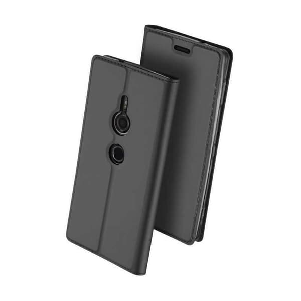 Honor 9 Flip Case Skin Pro korttilokerolla Svart