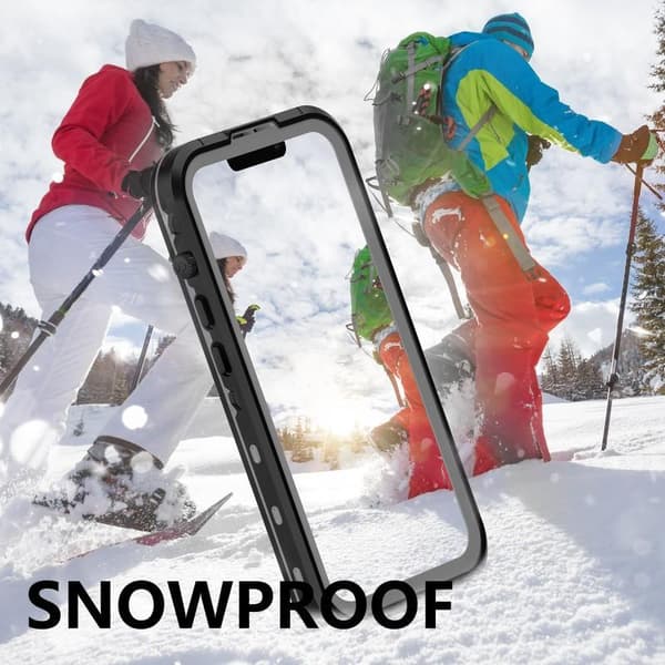 iPhone 14 Täysi peittävä vedenpitävä Premium Shell - 2m Transparent