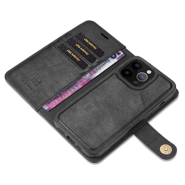 Mobil pung 4 RUMMET Magnetisk DG Ming iPhone 13 Pro Black