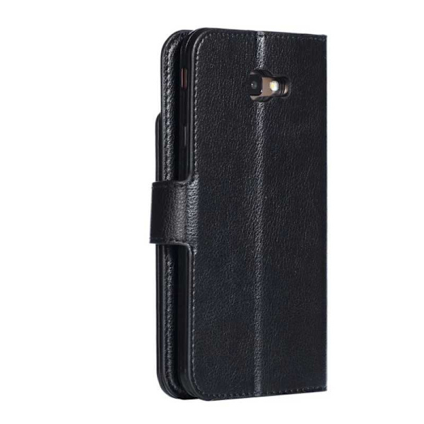 Käytännöllinen Samsung J4 Plus -lompakkokotelo 12-taskuisella Array V4:llä Black