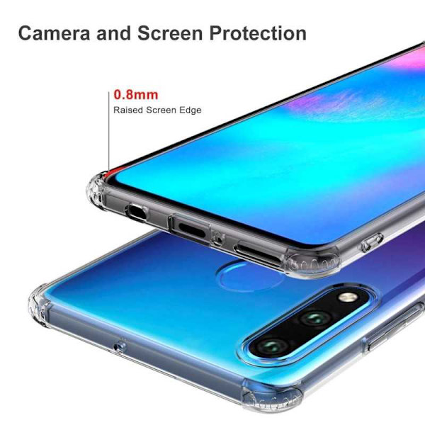 Huawei P30 Lite stødabsorberende silikone Shell Shockr Transparent