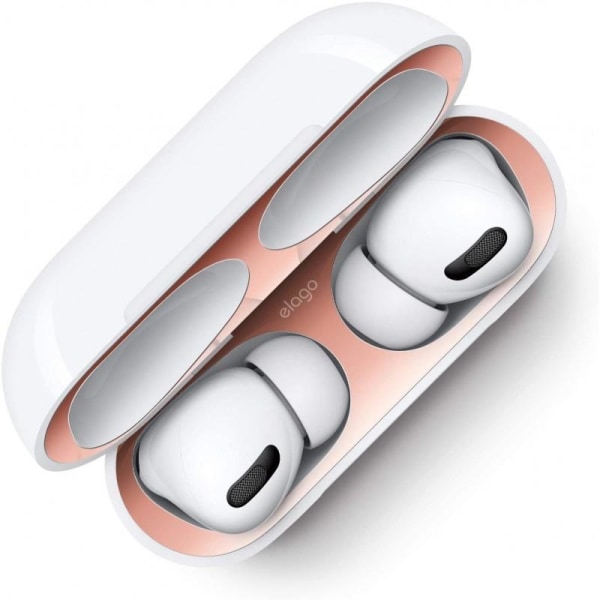 2-PACK AirPods Pro Dust Guard Rosa guld