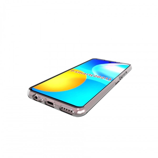 Huawei P Smart 2021 stødabsorberende silikonecover Enkelt Transparent