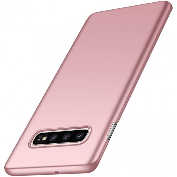 Samsung S10 Tunt Lätt Skal Basic V2 Rosenguld Rosa guld