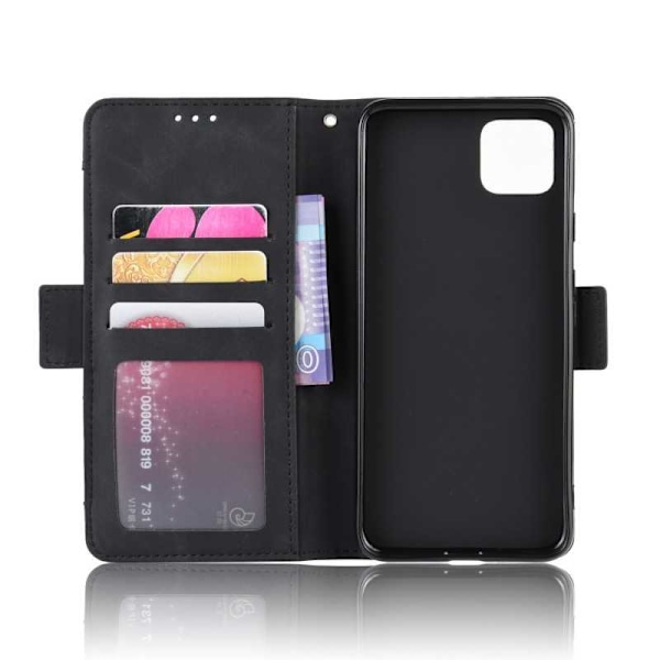 Google Pixel 4 XL Wallet Case PU-læder 6-LOMMES Winston V3 Black