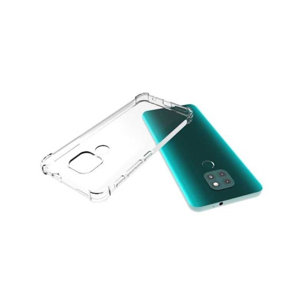 Motorola Moto E7 Plus Stødabsorberende Silikone Shell Shockr Transparent