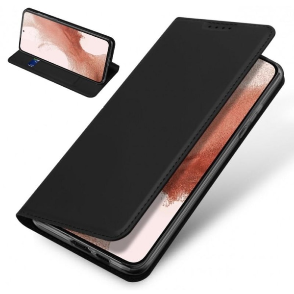 Samsung S23 Flip Case Smooth -korttipaikka Black