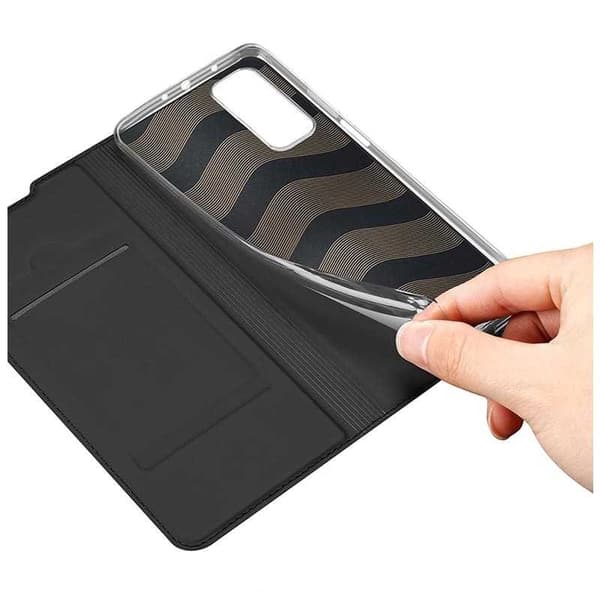 Xiaomi Mi 10T / 10T Pro Flip Case Smooth -korttipaikka Black