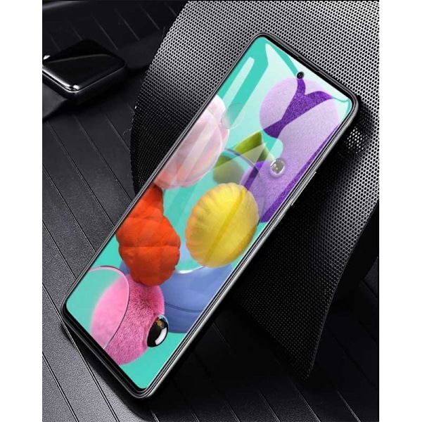 2-PACK Samsung A51 Hærdet glas 0,26mm 2,5D 9H Transparent