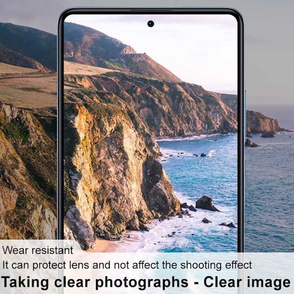 Xiaomi Redmi Note 12 Pro 5G -kameran linssin suojus karkaistua lasia