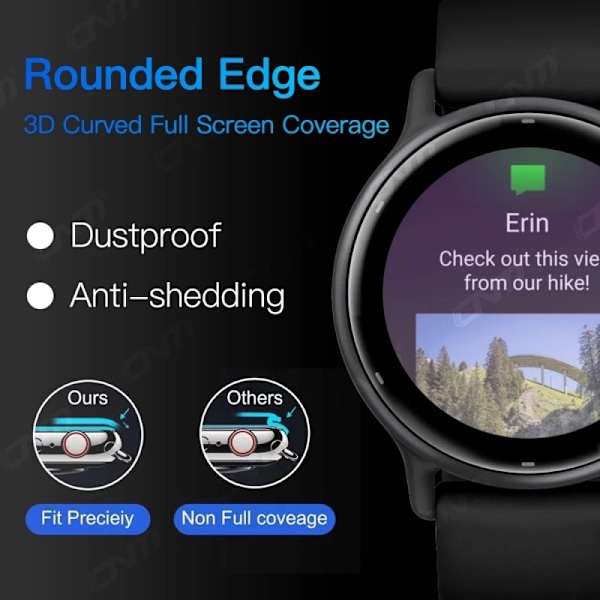 Garmin Vivoactive 5 FullFrame 3D Skyddsfilm 0.26mm 5H Transparent