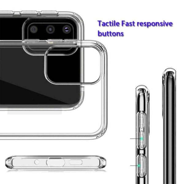 360° Heltäckande Silikonfodral Samsung S20 Ultra Transparent